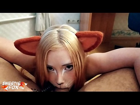 ❤️ Kitsune gleypa pikk og ásamt í munninum ❤❌ Kynlífsmyndband á is.tukifporno.ru
